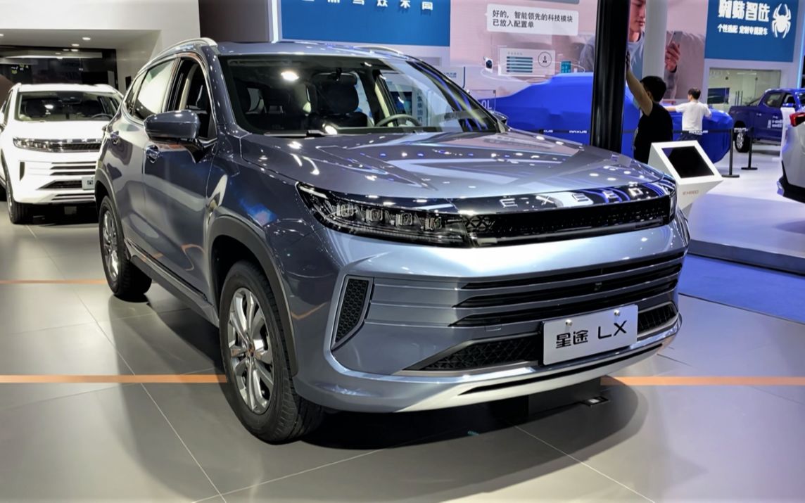 2020款奇瑞星途lx 1.5t亮相车展,外观与内饰全方位展示