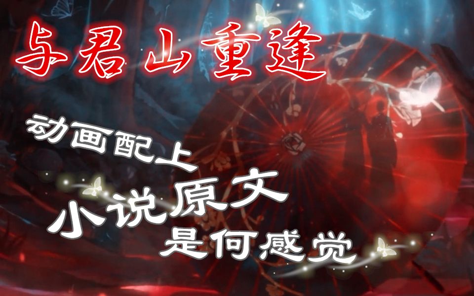 【天官赐福】【花怜】"与君山重逢"片段配上小说原文是何感觉_哔哩