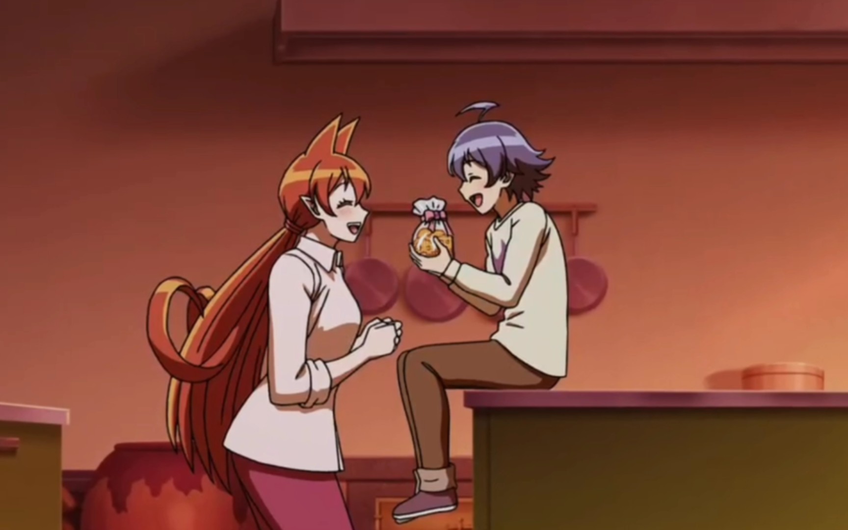 93艾梅莉会长和入间同学秀恩爱,这cp太好磕了93