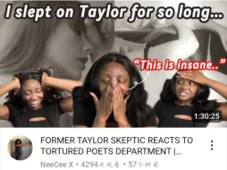 Descargar video: 中英双语【Reaction Taylor Swift】泰勒斯威夫特《The Tortured Poets Department》TTPD苦魂诗人阁反应38