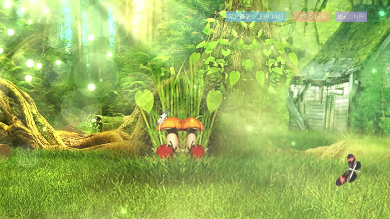 3105枕边童话 歌曲芭蕾舞伴奏背景视频 舞蹈节目表演mv大屏幕led动画