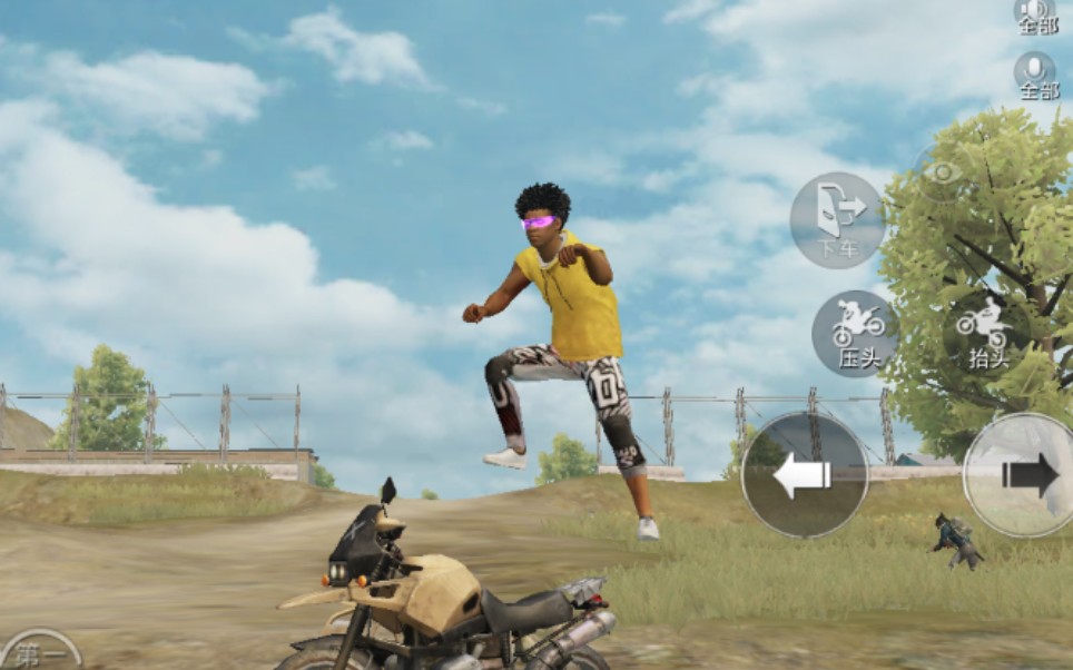 活动作品和平精英训练营凌空驾驶术教你们如何卡这个动作