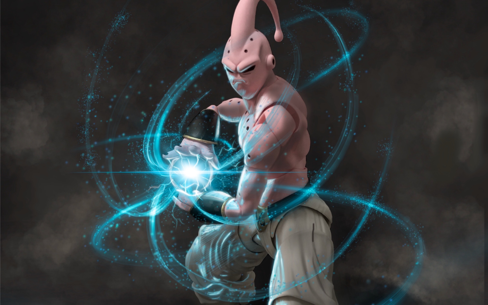 特效手办系列4 shf龙珠魔人布欧 龟派气功