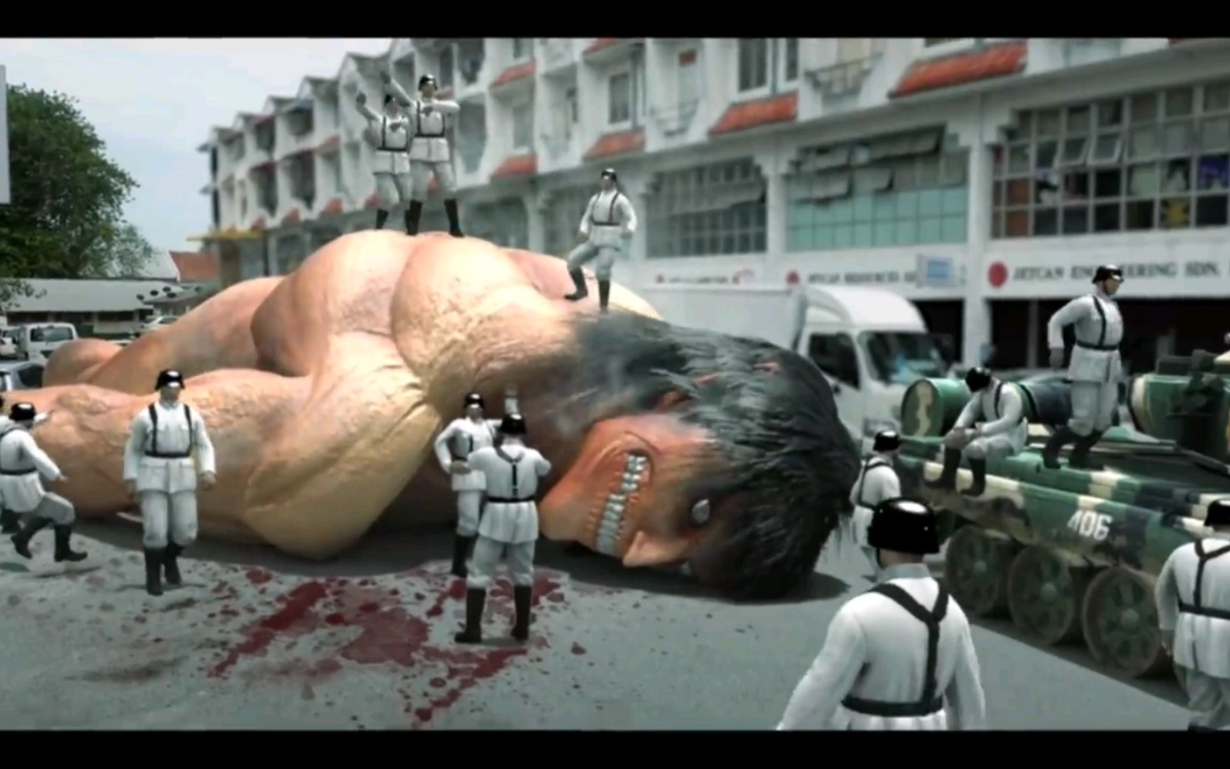 外星巨人攻击地球,地球防卫军奋起反抗 击退强敌,并取得最终的胜利.