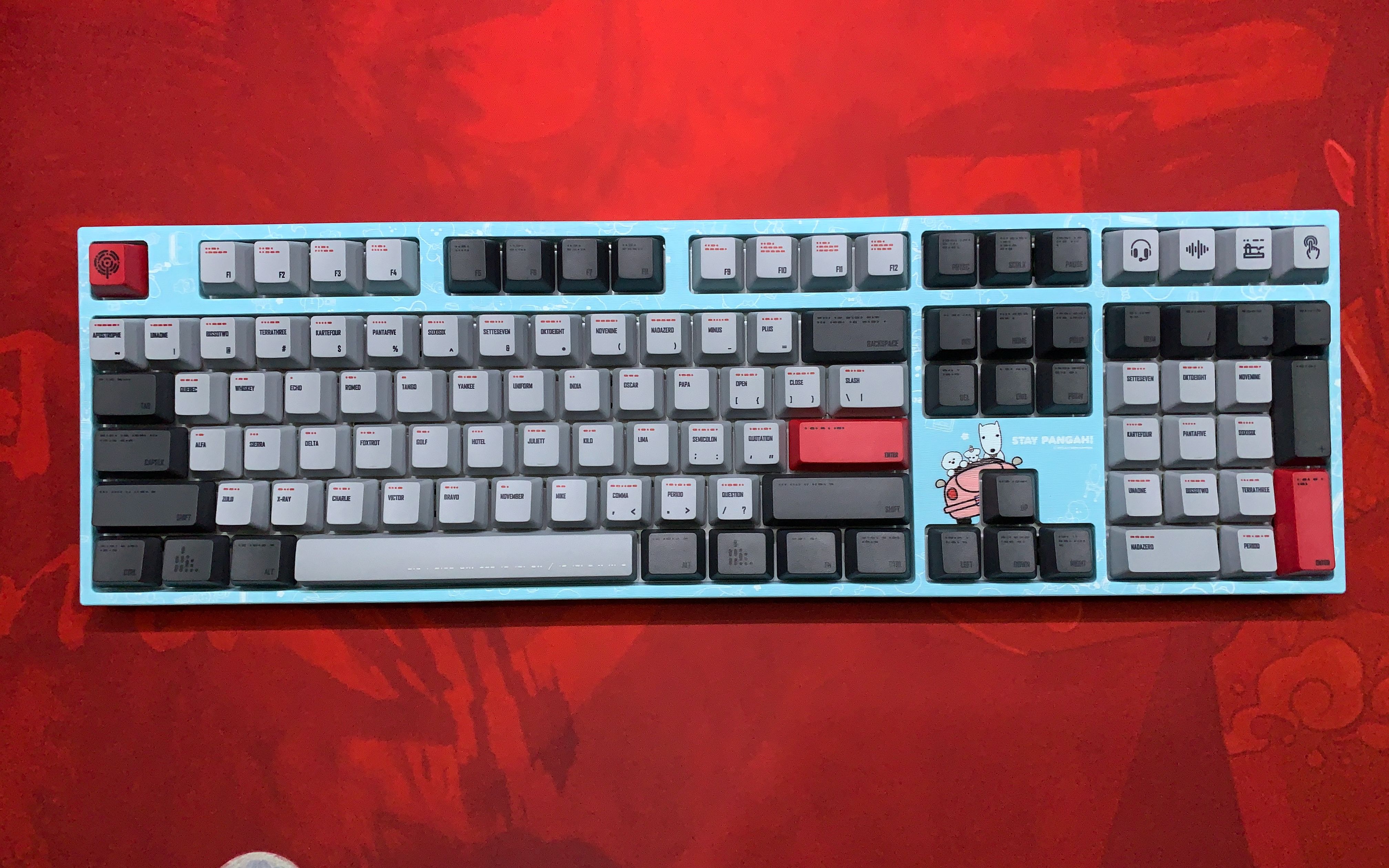 活动作品加密通讯阿米洛摩斯电码键帽赏析