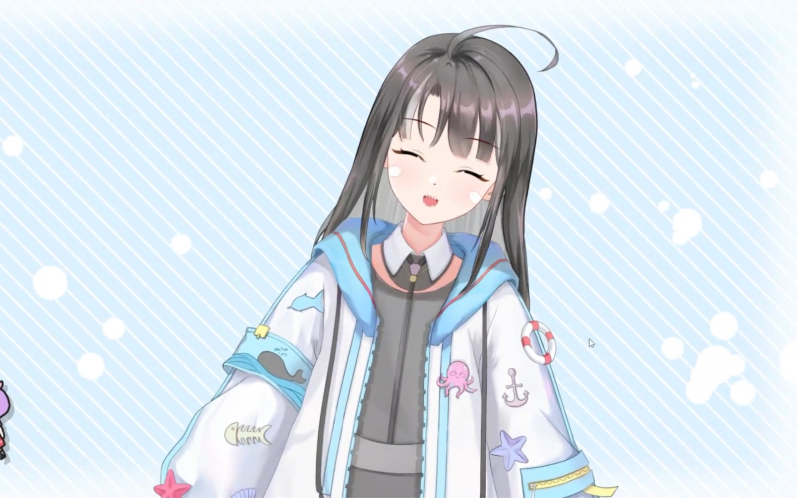 活动作品live2d建模展示虎鲸娘