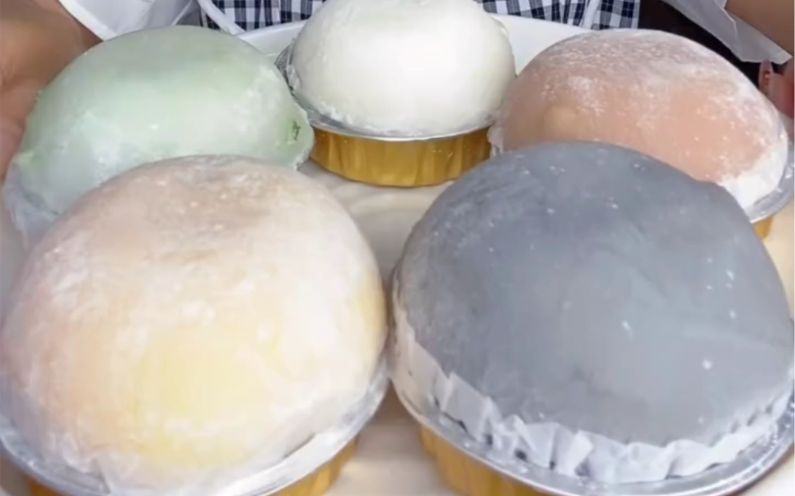 多人版雪媚娘吃播合集