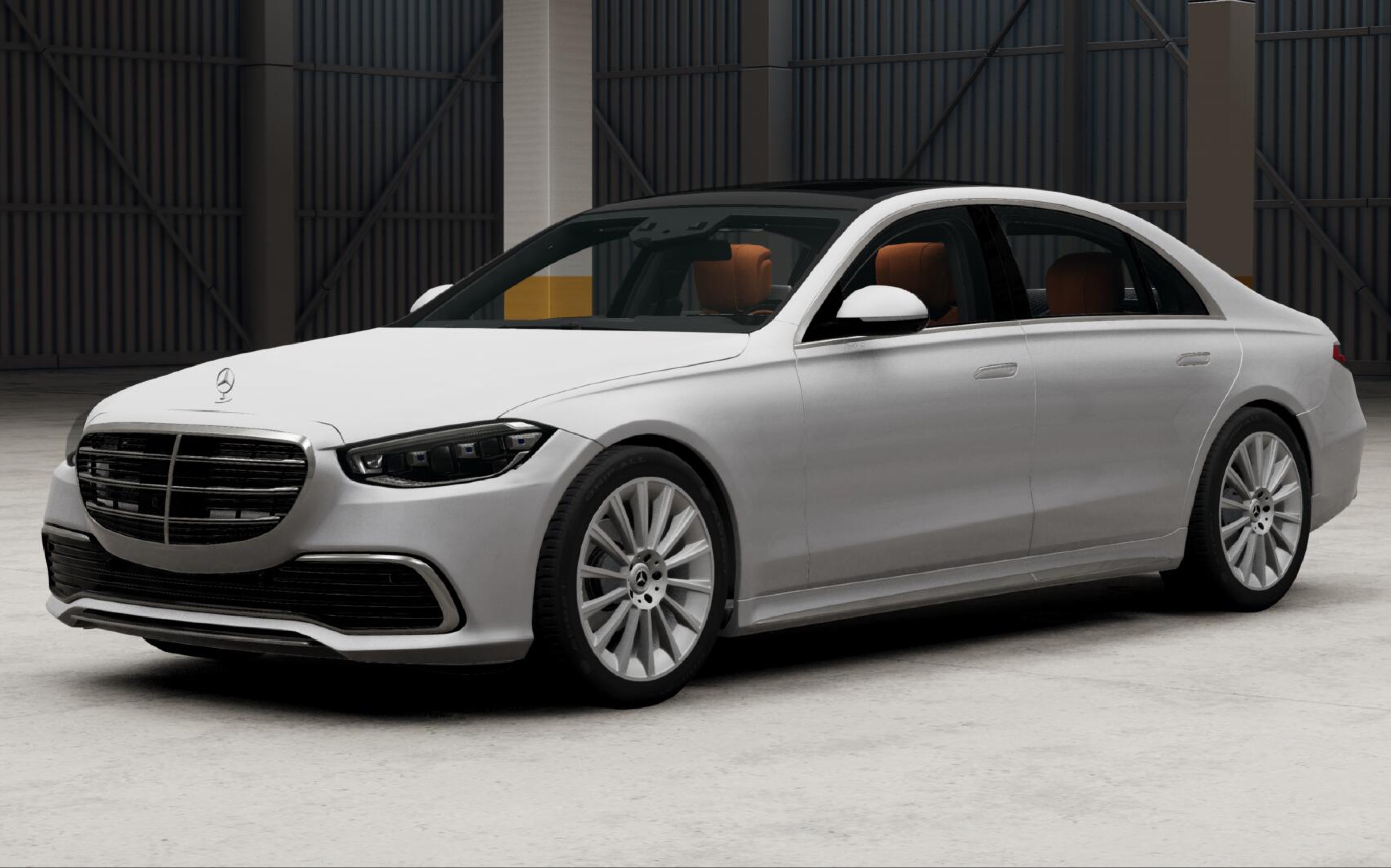 gihs mercedes benz s-class w223 25%碰撞测试