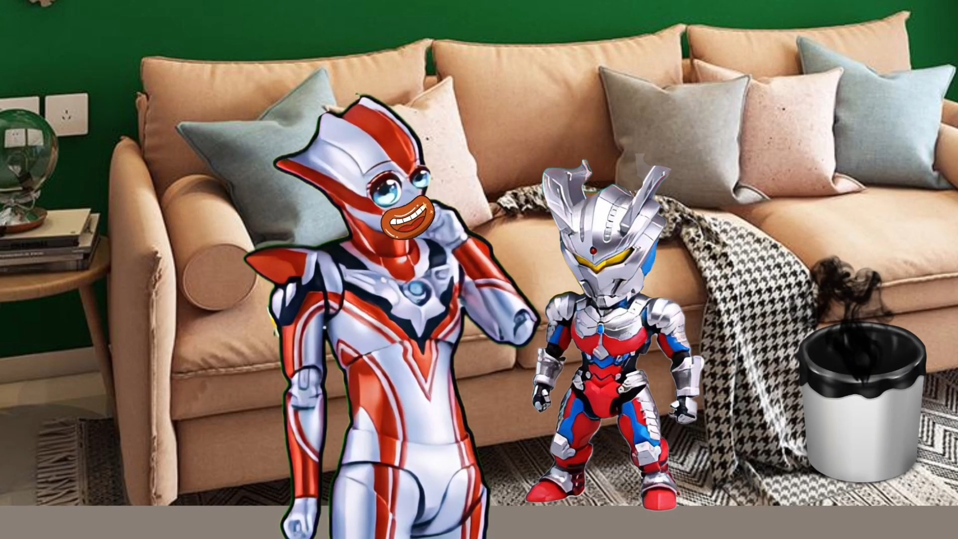 奥特曼启蒙早教玩具动画:爸爸来接小奥特曼放学