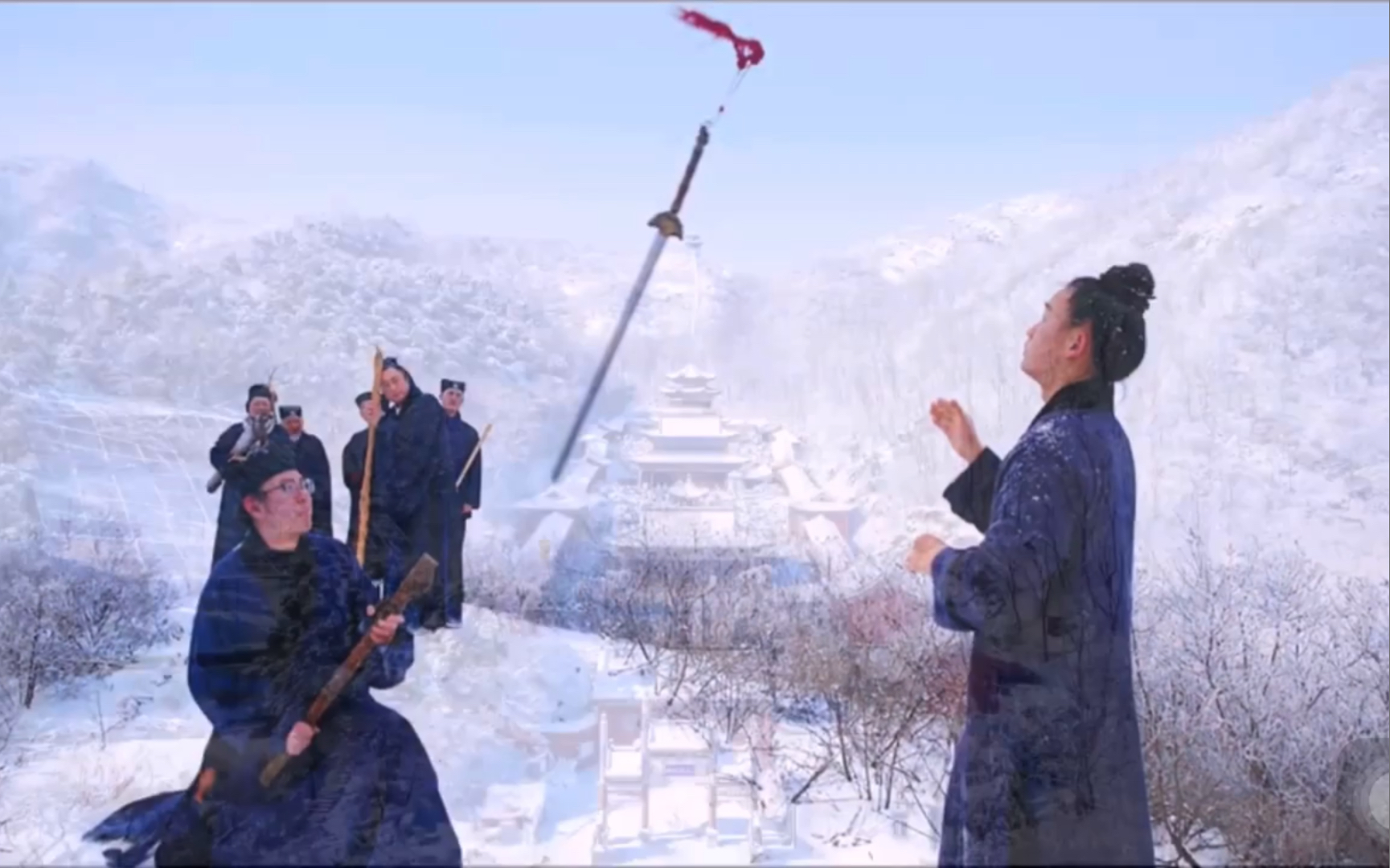 登山之高,赏雪之美,鹤伴仙踪长生观,洞天福地道人家!哔哩哔哩bilibili