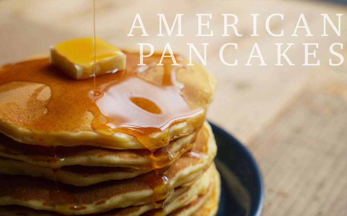 to make american pancakes(recipe)