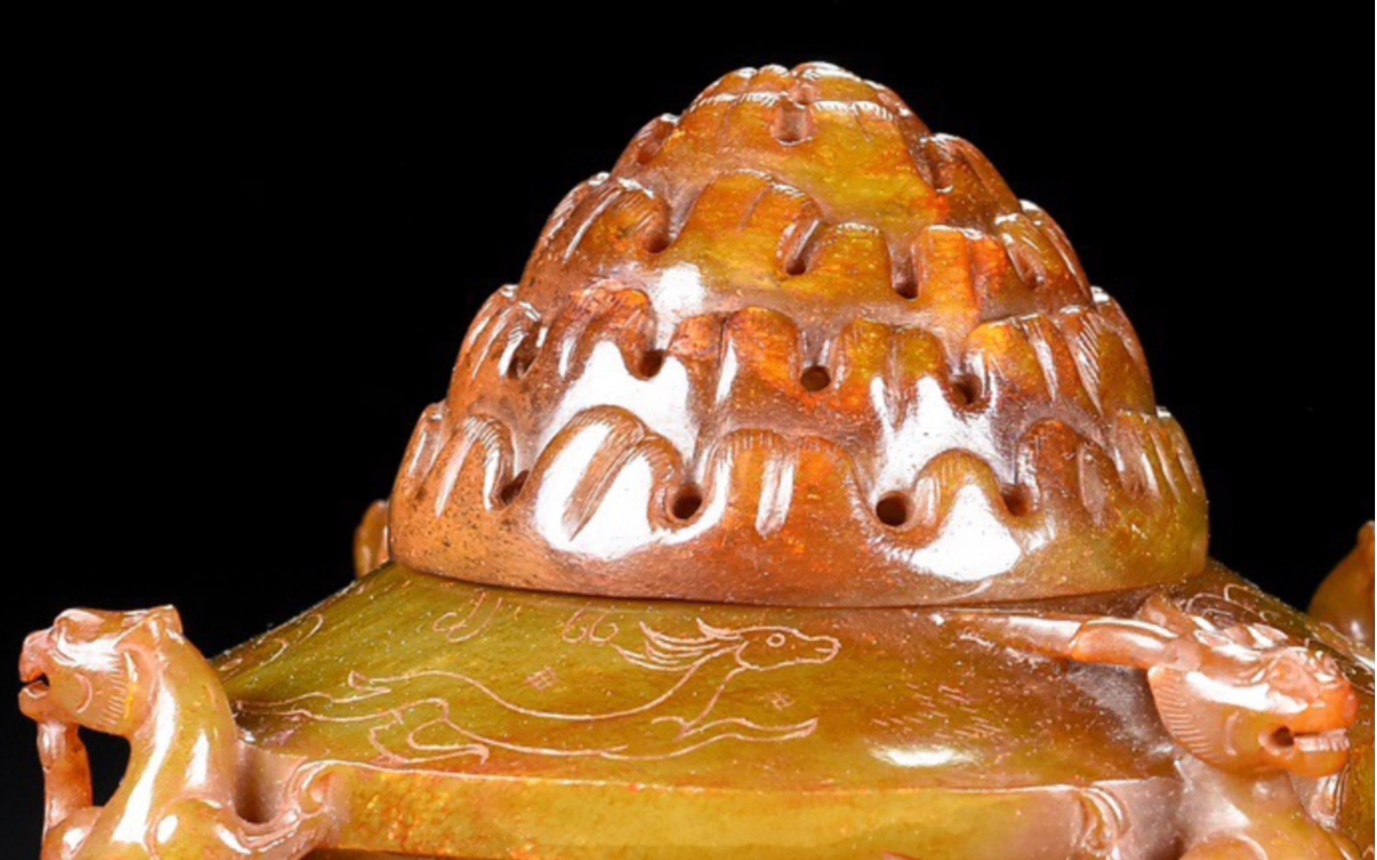 古玉老玉和田玉 熏香炉