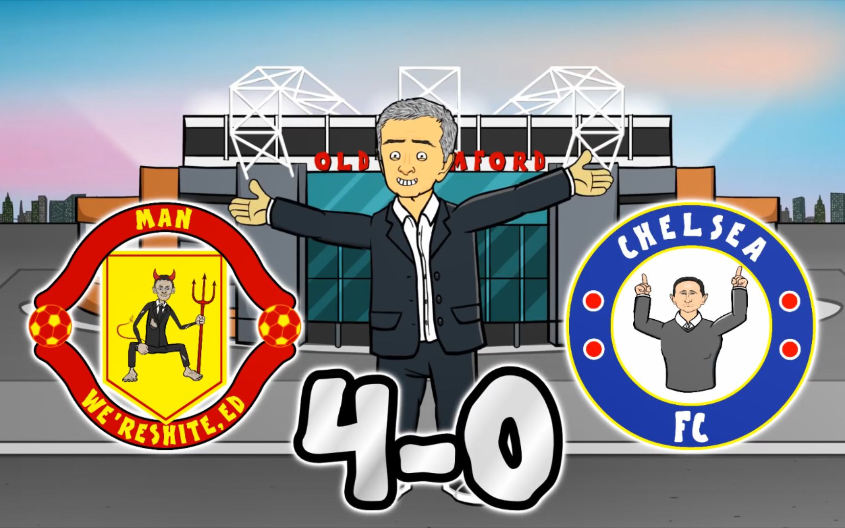 切尔西惨遭曼联4球屠杀!兰帕德即将被解雇?