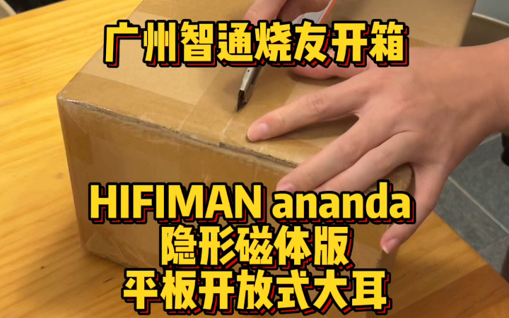 广州智通烧友开箱 HIFIMAN ananda 隐形磁体版平板开放式大耳哔哩哔哩bilibili