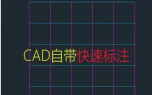 Descargar video: CAD自带的快速标注