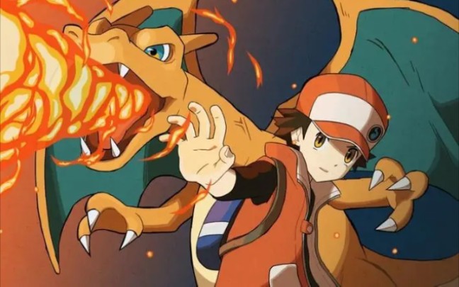 神奇宝贝起源 赤红与喷火龙的成长历程