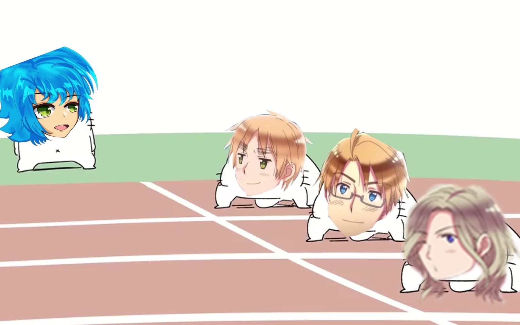 【aph/黑塔利亚/金三角】金三角的跨栏大赛