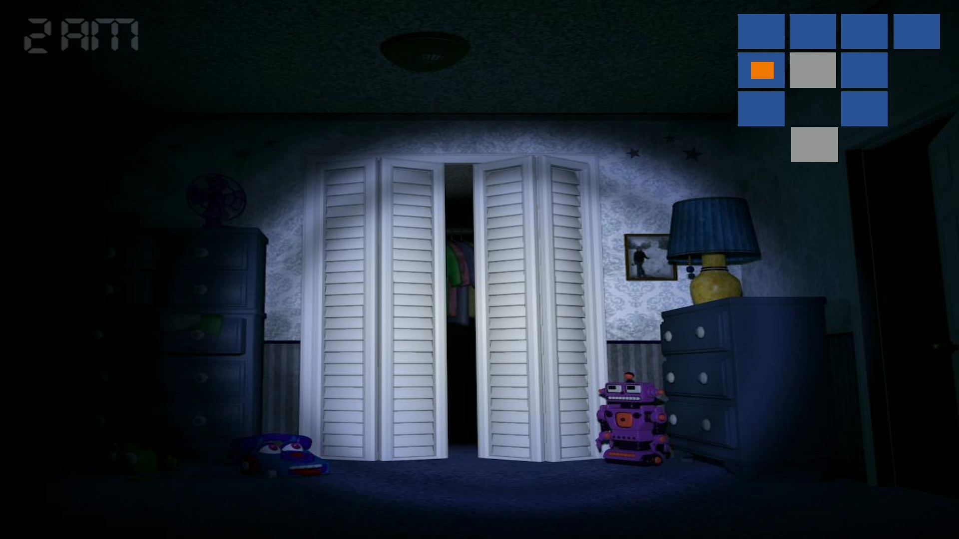 《玩具熊的五夜后宫4》第5夜晚[根本过不去,所以说开个小地图]