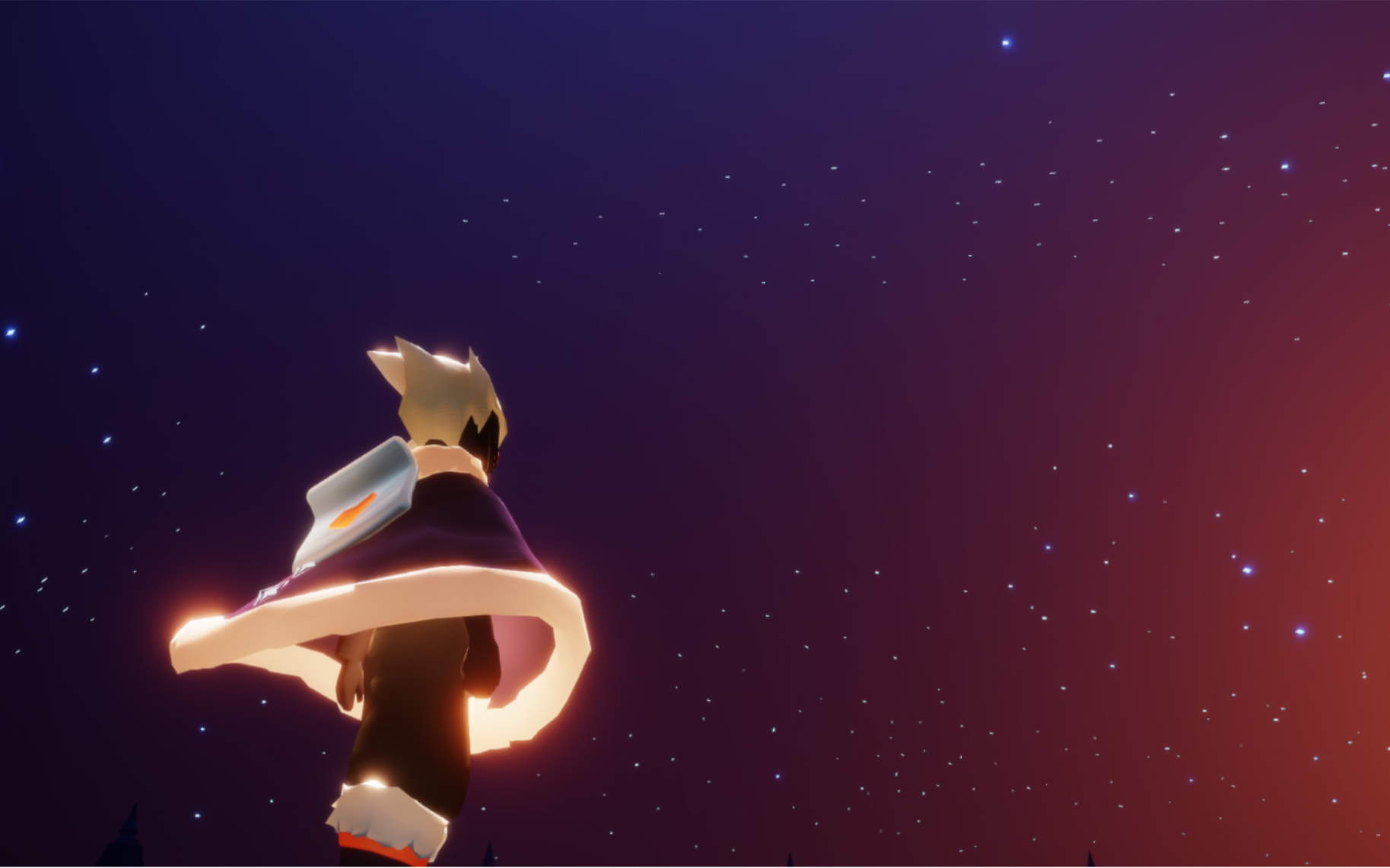 【sky光遇】独狼必备!单人卡进新版千鸟图/满天星,无需任何道具和背人