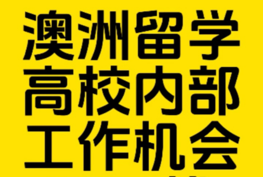 澳洲留学高校内部的工作机会哪里找?这期视频干货满满!哔哩哔哩bilibili