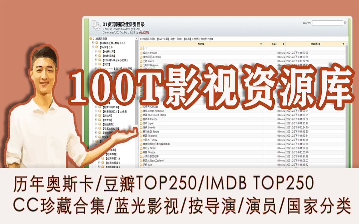 我是如何找到100t电影资源的?包含全球知名导演代表作/历年奥斯卡最佳/IMDB豆瓣TOP250/各电影节历年最佳……等哔哩哔哩bilibili