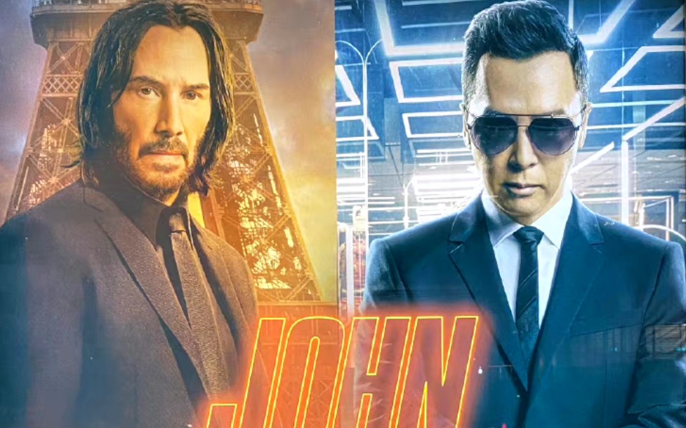 电影《疾速追杀4》全新电影院海报:主打基努·里维斯,甄子丹