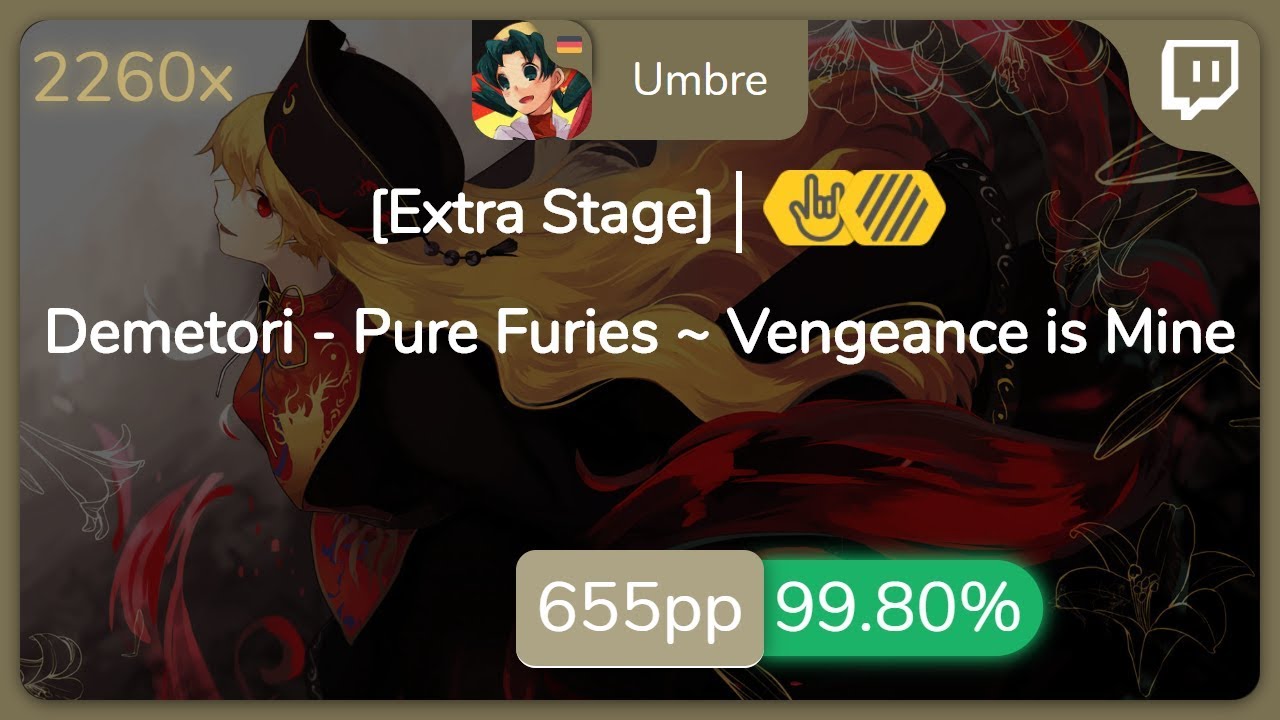 [图][Live] Umbre | Demetori - Pure Furies ~ Vengeance is Mine [Extra Stage] +HDHR 99