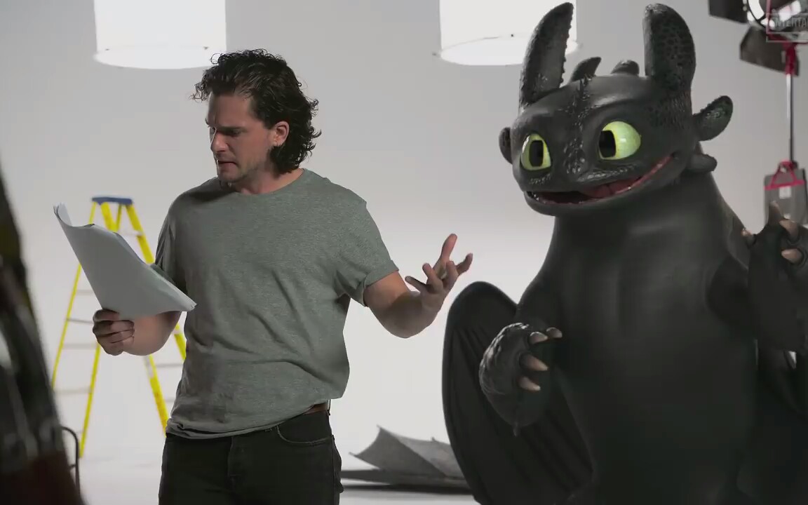 【驯龙高手3】无牙仔太可爱了吧.爆笑花絮和电影特效