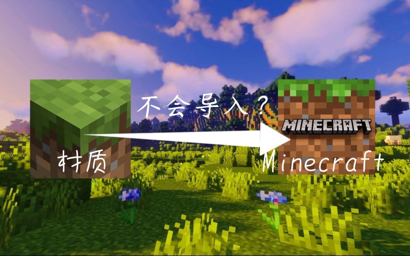 教大家如何在国际版minecraft导入材质包