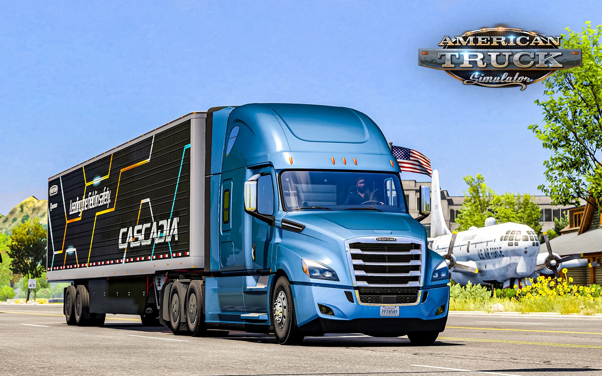 ats福莱纳cascadia1新车试玩驾驶高配2018款福莱纳cascadiaamerican