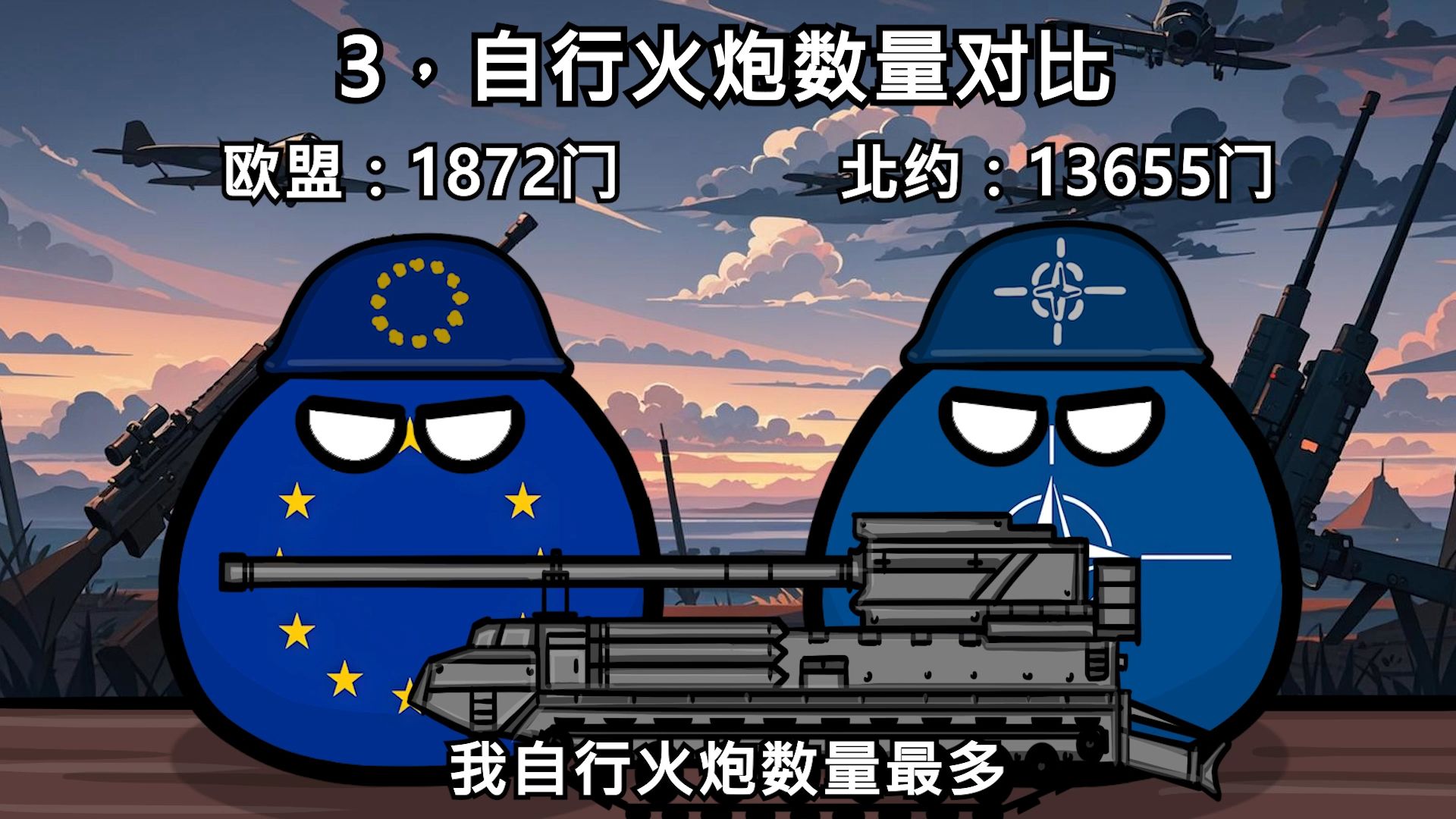 【波兰球】欧盟27国VS北约32国-萌大叔波兰球动画-萌大叔波兰球动画-哔哩哔哩视频