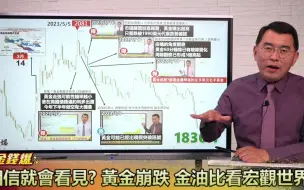 Télécharger la video: 20231002金钱爆：相信就会看见？黄金崩跌 金油比看宏观世界