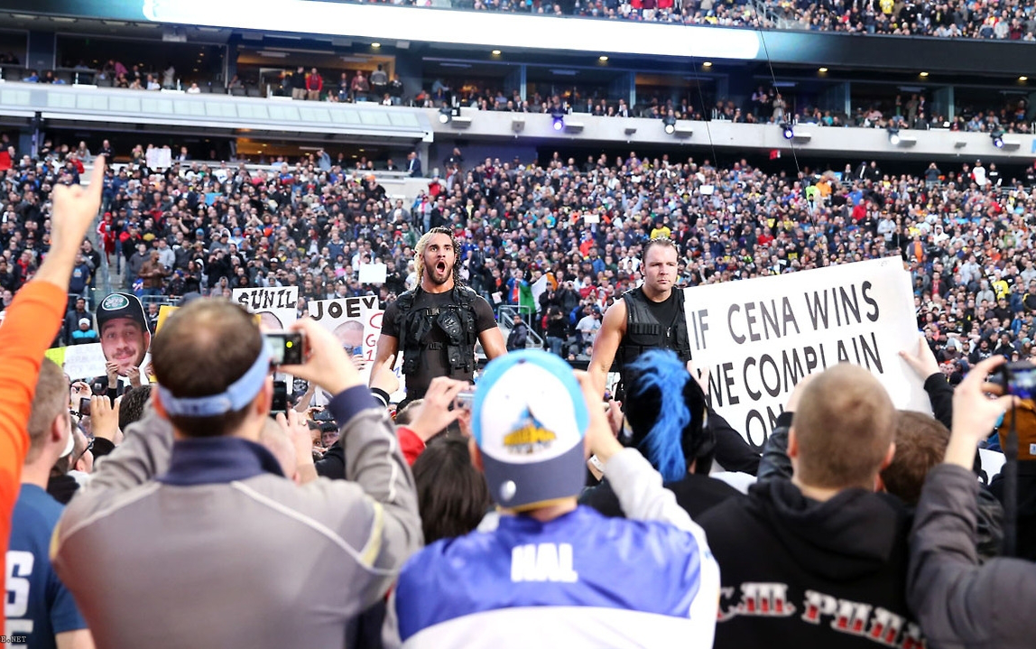 [图]Wrestlemania 29 Randy Orton, Sheamus & The Big Show vs. The Shield