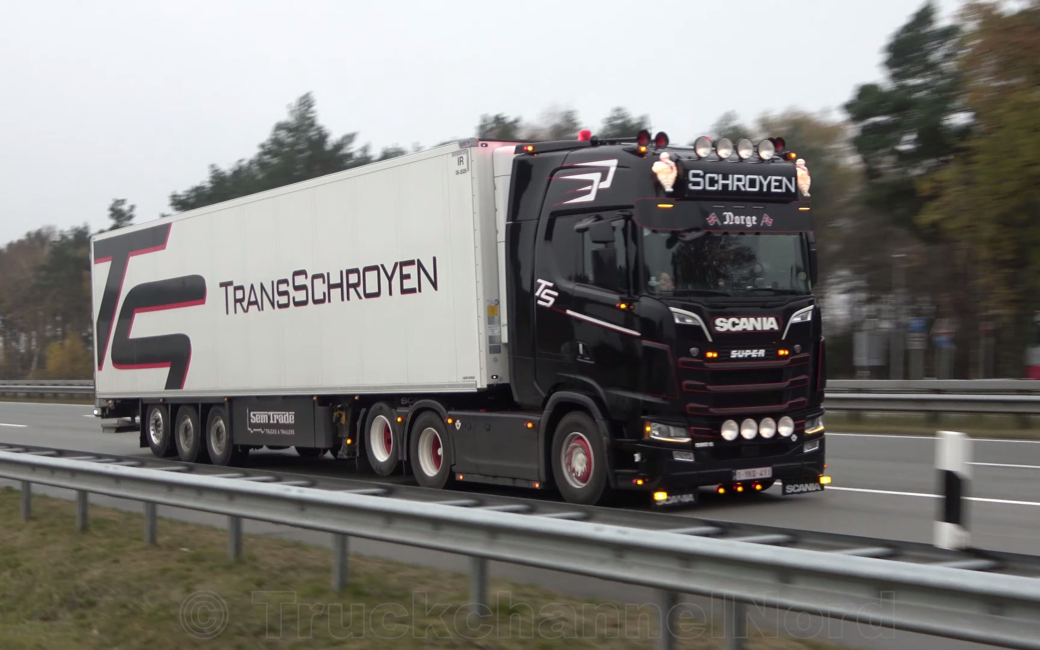 【欧卡专辑4K】斯堪尼亚卡车跟拍 SCANIA 580S V8 Next Gen | Trans Schroyen#342哔哩哔哩bilibili