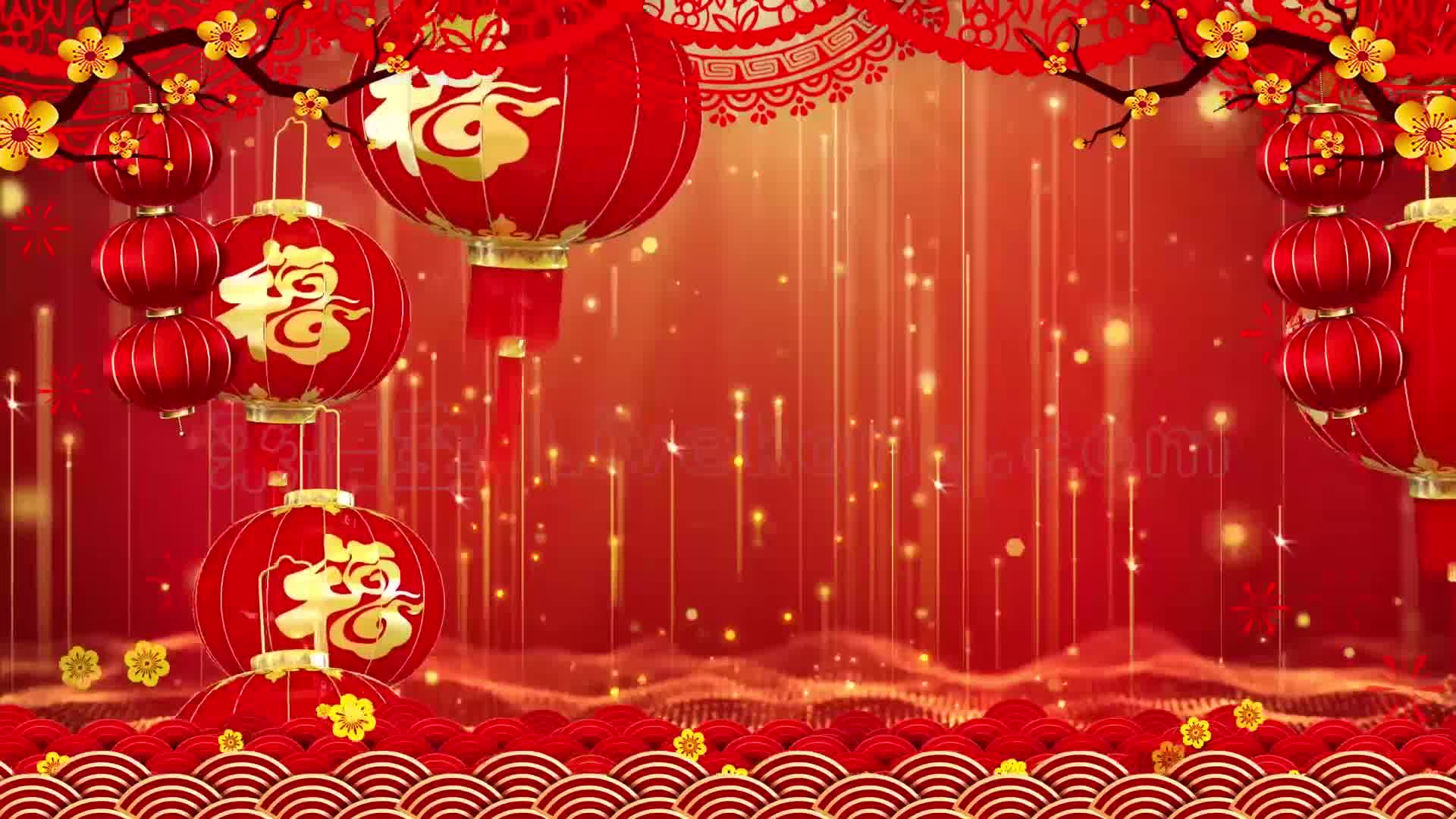 [图]喜庆年会歌曲欢天喜地led演出大屏视频背景