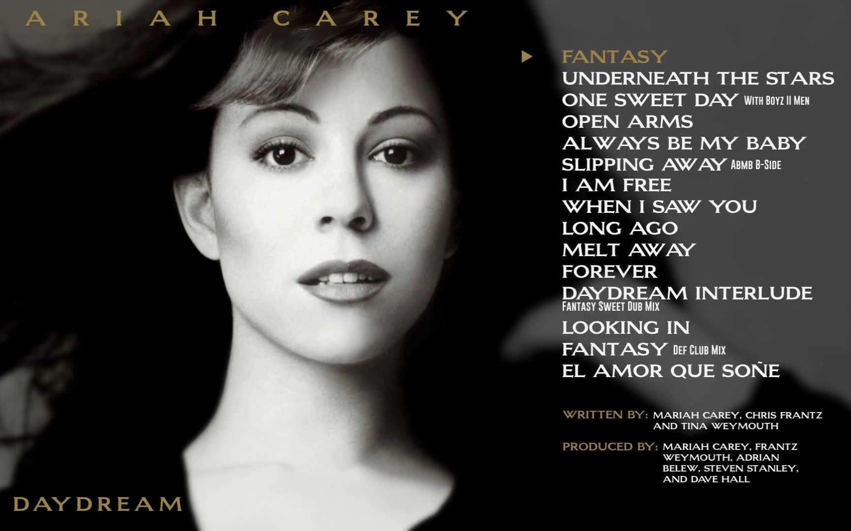 [图]玛丽亚凯莉 白日梦专辑 Mariah Carey - Daydream (All Editions) (Full Album)