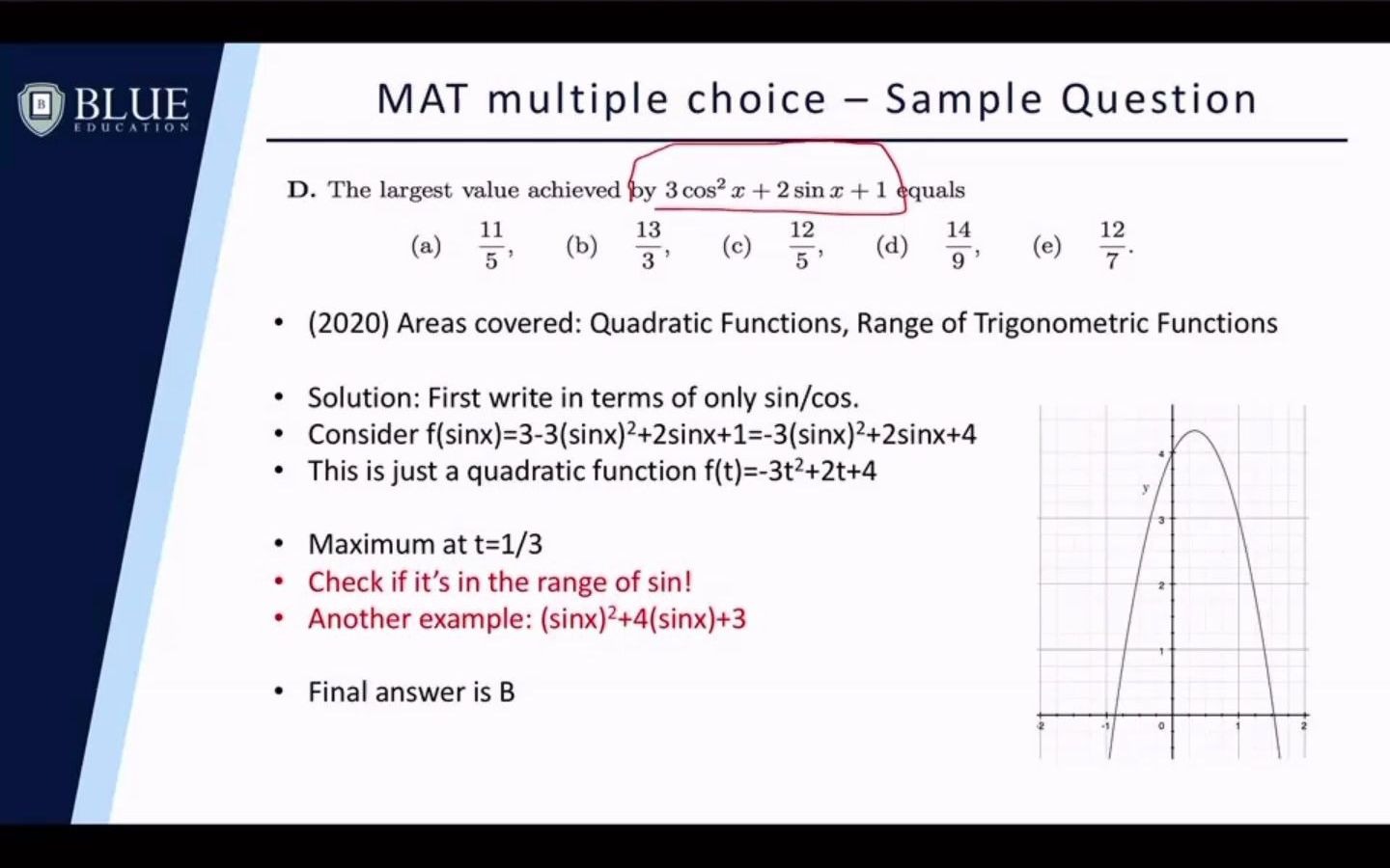 【留学笔试】MAT&TMUA真题讲解哔哩哔哩bilibili