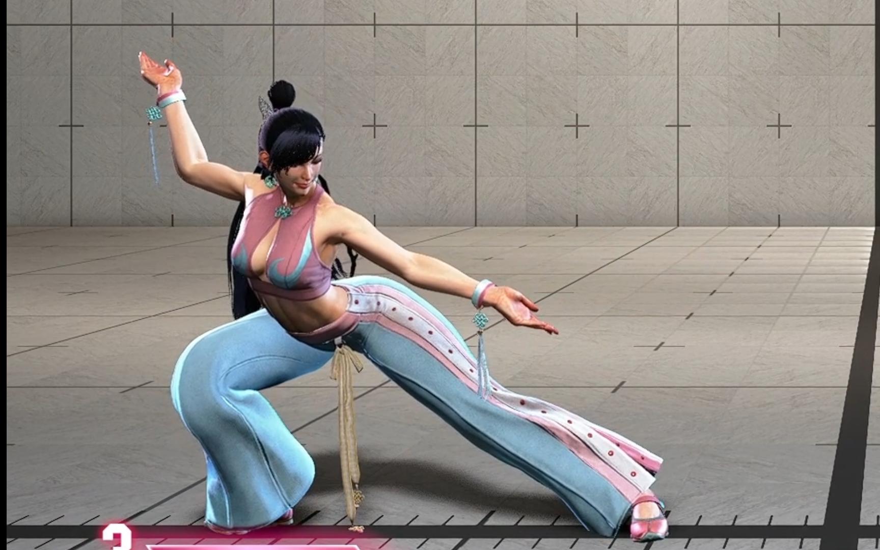 街霸6 春丽 新皮肤 脱掉外套 就不像广场舞大妈了吧