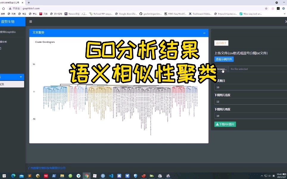【生物信息分析】GO分析结果语义相似性聚类哔哩哔哩bilibili