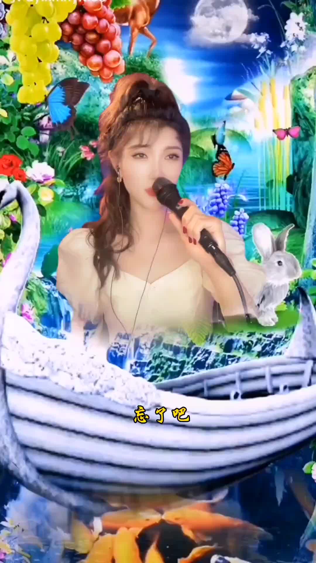 夜空经典老歌歌者王小树抖音小助手谢谢掏掏姐的精美制作