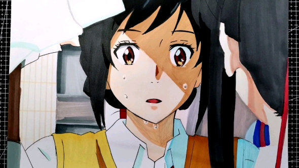 【马克笔手绘】宫水三叶