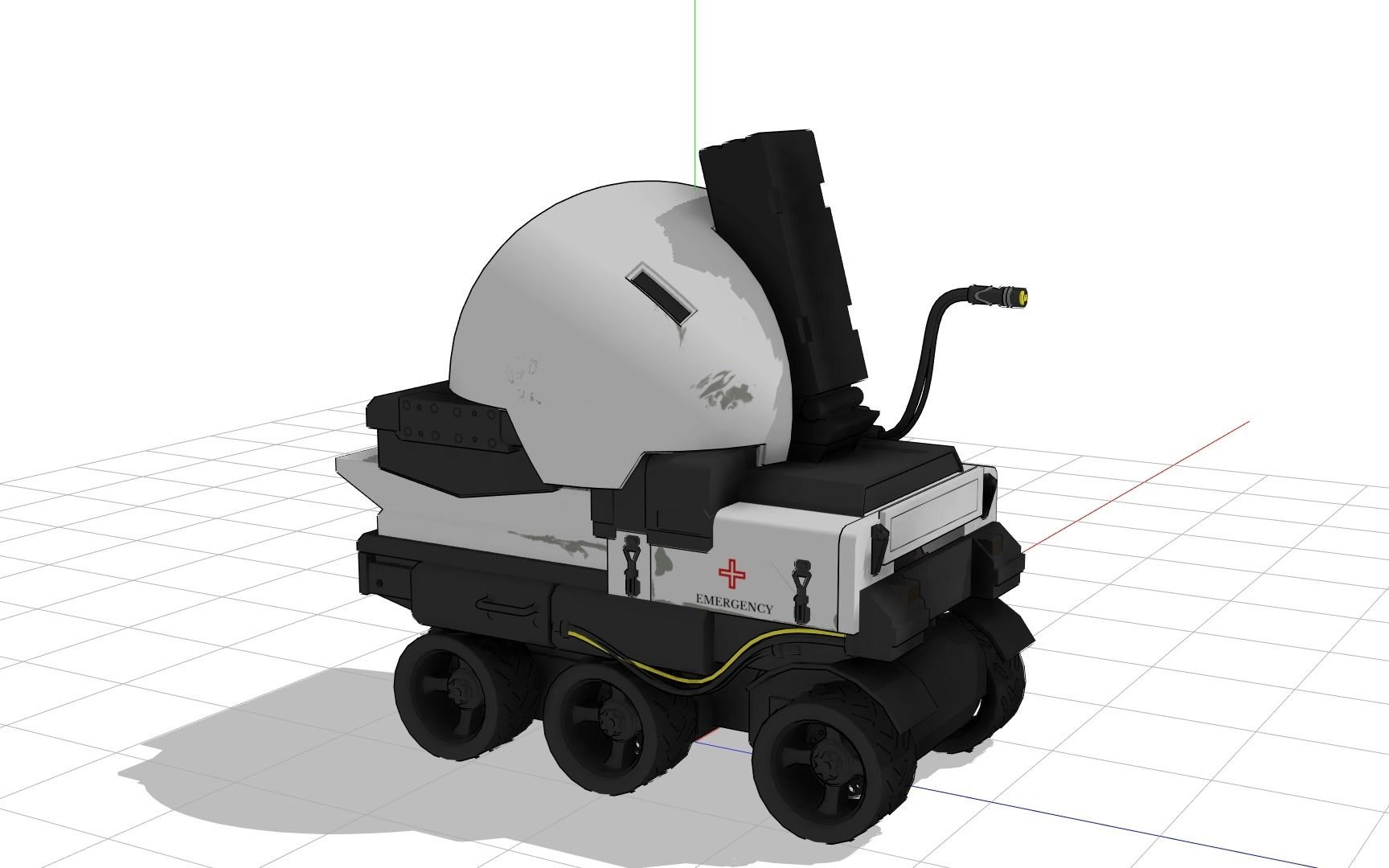 【明日方舟】模型配布_lanset-2_医疗小车