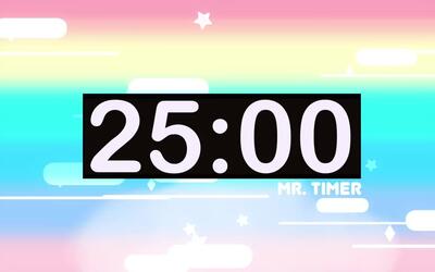 轻快主题倒计时器【25分钟】