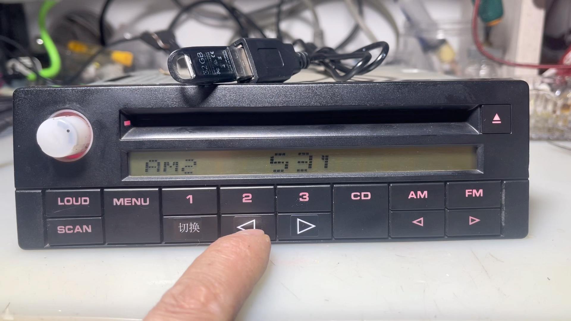 桑塔纳3000原车cd机升级蓝牙usb 桑塔纳cd机升级蓝牙usb