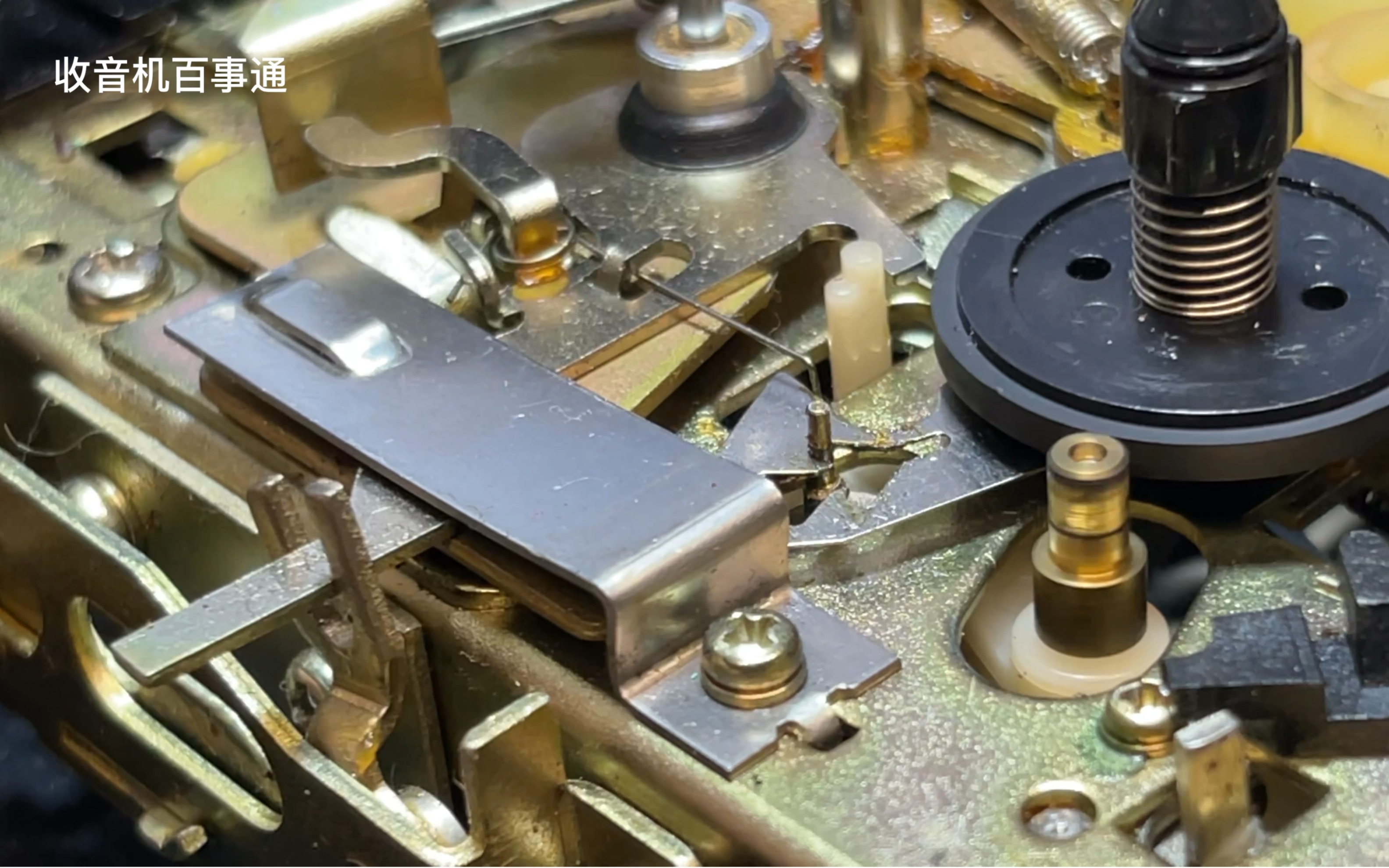 模拟时代非常好的单卡纯机械磁带机机芯(2)