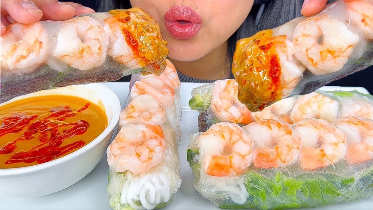 【phan】虾仁春卷 咀嚼音