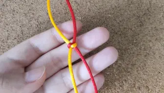 编绳基础结-蛇结