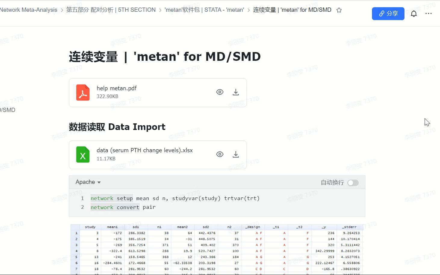 网状META实战教程5.3.2 'metan' for MDSMD哔哩哔哩bilibili