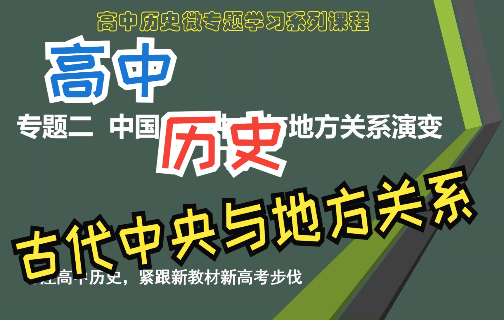 高中历史微专题复习:中国古代中央与地方关系演变(下)哔哩哔哩bilibili