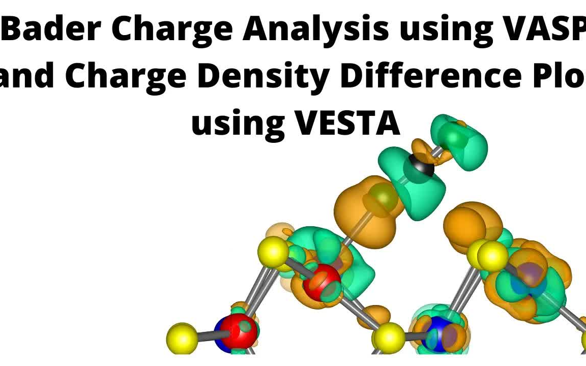 Bader Charge Analysis DOS, Band Structure and Phonon Calculations【中英文双语字幕】!!!哔哩哔哩bilibili